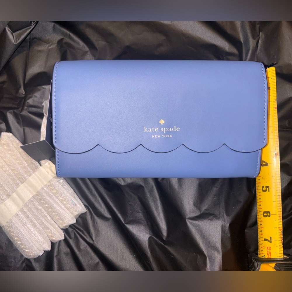 Kate Spade Periwinkle Scalloped Wallet
